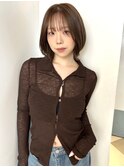 レイヤーボブくびれボブ大人ボブ20代30代40代韓国ボブ結べるボブ