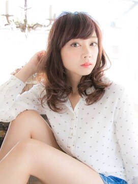 リリアン 表参道(relian) バングふわふわセミディ☆