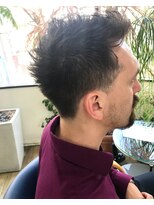 ヘアースペース クラフト(hair space CRAFT) アップバングメンズベリーショート