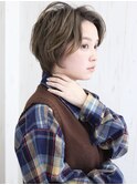 【HALE銀座】ハイトーンアッシュ×ハンサムショート