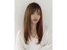 カット×プレミアムストレート(髪質改善の様な髪質が半年持続)￥27500