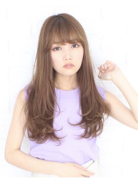 カグヤ ヘアーリンク 森小路店(華月 Hair L.I.N.C.) 抜け感×アッシュ