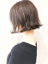 アルバム 渋谷パルコ(ALBUM)&nbsp;グレージュボブ_ローライトスリークボブ厚めバング_ba283583