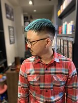 バーバー スタジオ ラフテル(Barber Studio RAFTEL)&nbsp;攻めカラークロップスタイル