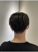 【 刈り上げマッシュ × ダークシルバー 】