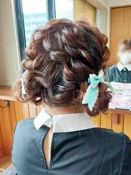 エクステンション クーチャー(Extention Cu'cha) ツインお団子　ルーズツイン(^O^)