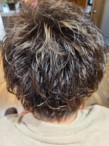 イリス(Iris)&nbsp;メンズWカラー＋パーマ