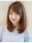 小顔効果サイドバング【王道大人可愛いレイヤーカット】京佳