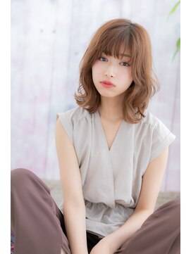 ミック 日暮里店(miq) 外国人風ハイライトカラーくびれカールこなれヘアb1