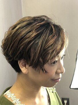 トップ(PARME HOUSE TOP) 大人ハイライト☆オリーブ×グレージュカラー