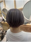 #ショートボブ#ラベンダーカラー