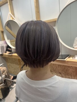 スクリバイタヒエ(SUKURI by tahie) #ショートボブ#ラベンダーカラー