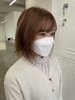 ノートエートル 西金沢(Nought etre)&nbsp;ハイトーンカラーミニボブ透明感ボブ