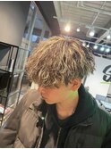 ツイスパ　ハイライト　ツイストスパイラル　波巻き　福岡パーマ