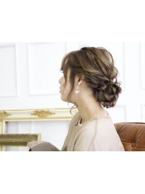 ◆高槻駅徒歩1分【ヘアセット￥3100】結婚式・二次会…おまかせでも可愛いStyle提案と崩れにくさが人気♪