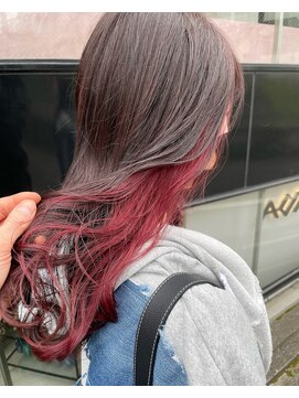 アクト(ACT) レッドインナーカラー/ワインレッド/ボルドー