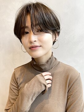 サークル(circle) 大人可愛い20代30代40代50代小顔ショートボブ丸みショートくびれ