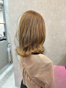 ロンド レア 天神大名店(Lond Le’a) ダブルカラーハニーベージュケアブリーチハイトーン韓国