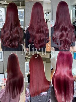ミユーズ シブヤ(Miyu's Shibuya)の写真/日本で1番ピンクを作るスタイリスト在籍。独自の薬剤と技術で髪質改善しながら理想のカラーに☆