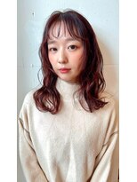 ヘアー ラボ(hair labo) 【hair labo.】暖色系カラー/ウェーブパーマ