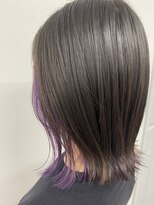 アオアクア バイ グルグル 小岩店(ao akua by GULGUL)&nbsp;〇パープルインナーカラー×透明感カラー〇