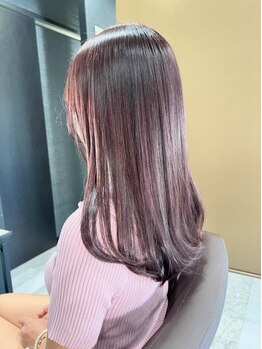 リオリス ヘア サロン(Rioris hair salon)の写真/【髪質改善トリートメント】髪のダメージやクセがあっても艶のある仕上がりに♪透明感カラーも一緒に叶う☆