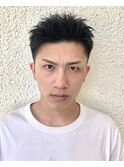 スパイキーショート/メンズショート/爽やか/清潔感/流行/束間