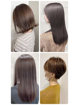 美容室フルール 20代30代40代髪質改善カラーナチュラルボブ透明感小顔レイヤー