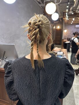 ロンドカスティーヨ 四日市(Lond castillo) 【futaba】個性派ヘアセット/結婚式お呼ばれヘア