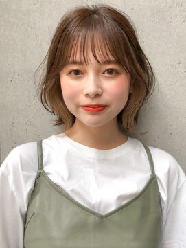 エトラ 渋谷店(etora) 前髪 ウェーブミディアム メルティーカラー 似合わせカット"