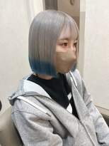 ジーナ 札幌(Zina)&nbsp;デザインカラー×ボブ