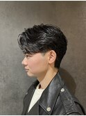 センターパート/ニュアンスパーマ