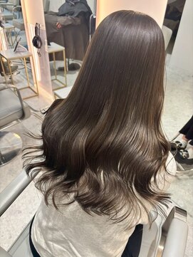 ジーナ 札幌(Zina) 髪質改善*ヘーゼルベージュロング*美髪【Zina札幌】