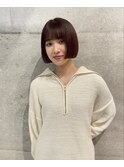 小顔エアリーアンニュイショートベージュ[新百合ヶ丘/新百合ヶ丘
