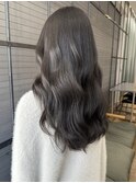 20代30代大人美人小顔ブリーチなし韓国ヘアアッシュブラック