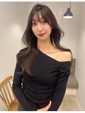 ラヴィズム 長岡店(LUVISM) 韓国/顔周りレイヤー/ダブルカラー/ベージュ/前髪新潟長岡宮関