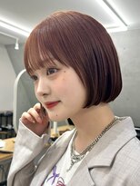 サンド 池袋 2nd(sand)&nbsp;あご上ミニボブ#暖色カラー#髪質改善カラー