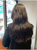 オリーブ×ベージュ