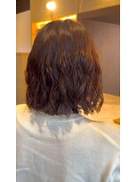 ルカ(Luca)&nbsp;ムースで完成◎ほっとくだけ楽ちんボブパーマ
