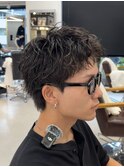 ルーズショートスパイキーショートツイストスパイラル刈り上げ