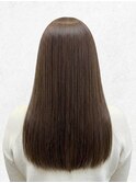 髪質改善縮毛矯正◎暗髪グレージュ艶髪美髪ストレート春カラー