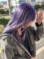 アムレヘアーエタ(amule hair eta)&nbsp;【amule hair eta】ラベンダー髪質改善ダブルカラー