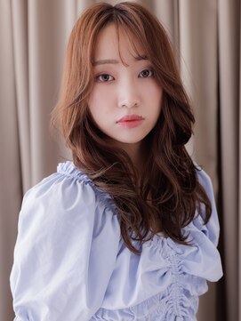 カバーヘア ブリス 上尾西口店(COVER HAIR bliss) 小顔ツーウェイバングコテ巻き風パーマレイヤーロング20代30代Z