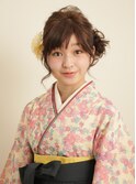 卒業式♪清楚な袴スタイル