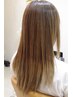 【甘辛スタイルに♪】グラデーションカラー+C-rootsカット+極潤美髪TR￥13960