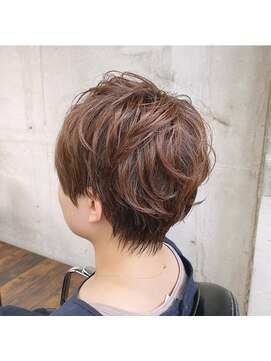 ガルボ ヘアー(garbo hair) 【簡単スタイリング♪】ふんわりショート☆