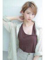 ラバーズ ラパーク岸和田店(LOVERS)&nbsp;マッシュショート_ホワイトアッシュショートパーマ_34