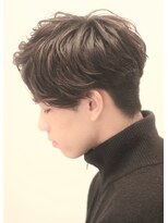 ノイセル 西本町(Noisyle)&nbsp;センターパートスマートマッシュサマーカットニュアンスマッシュ