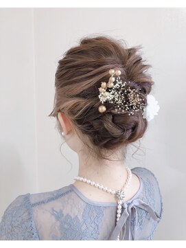 アナザヘアー なんば 高島屋前店(ANAZA hair) ロープ編みシニヨン♪難波