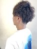 【メンズ大好評】似合わせカット+スパイラルパーマ ￥15400→12320